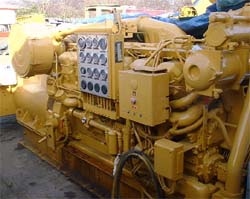 Used 1250 KVA Generator, Cat 3512 DITA Engine